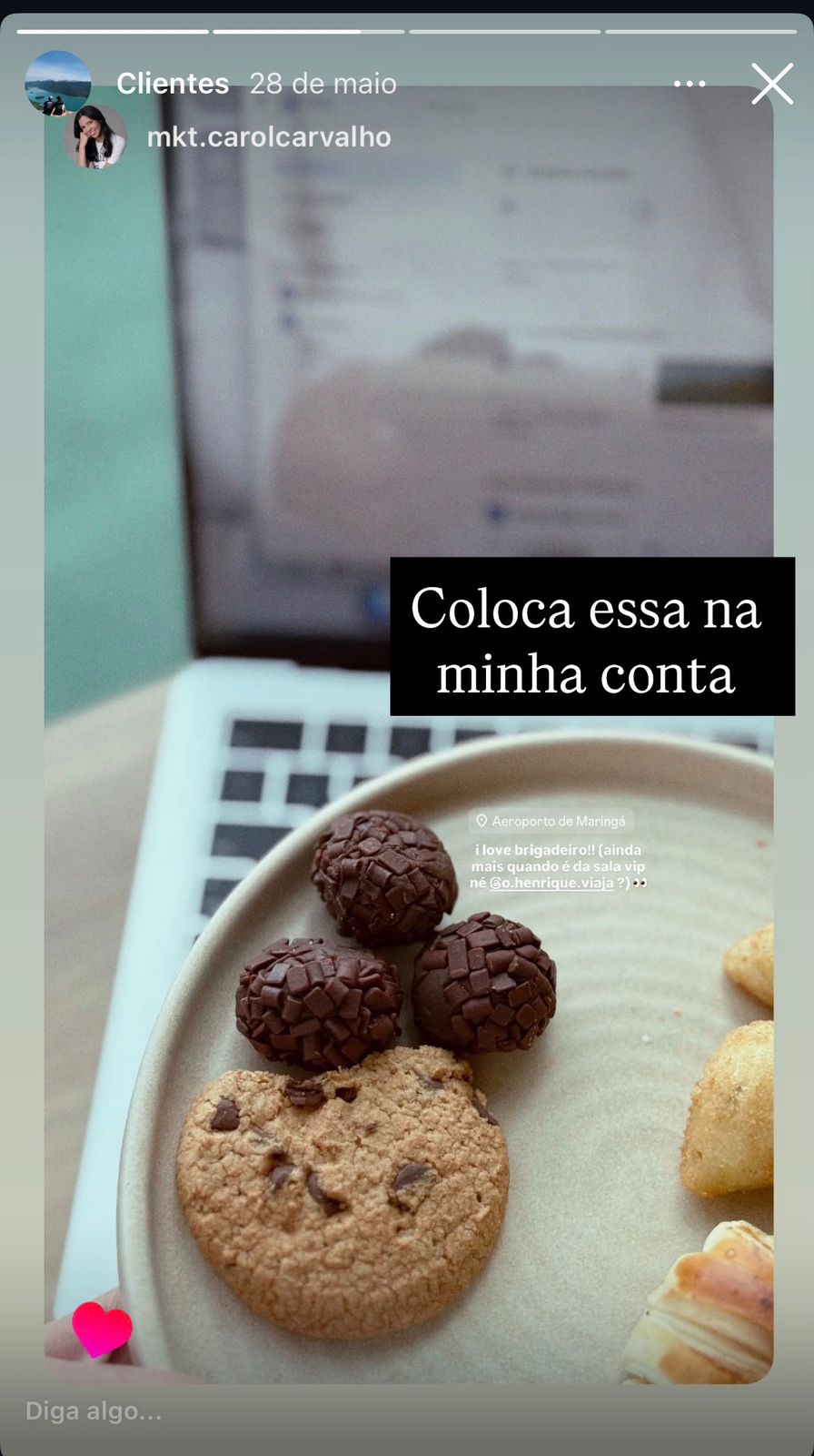 Antes de mais uma viagem, em Maringá